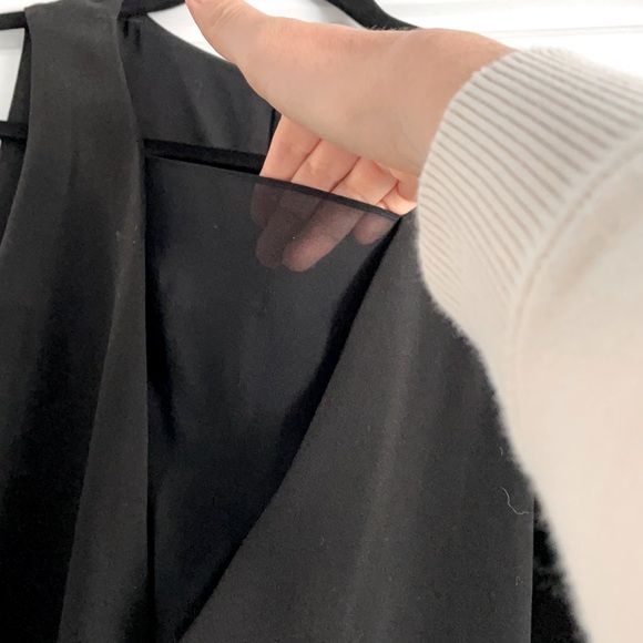 Club Monaco black blouse - Picture 2 of 4